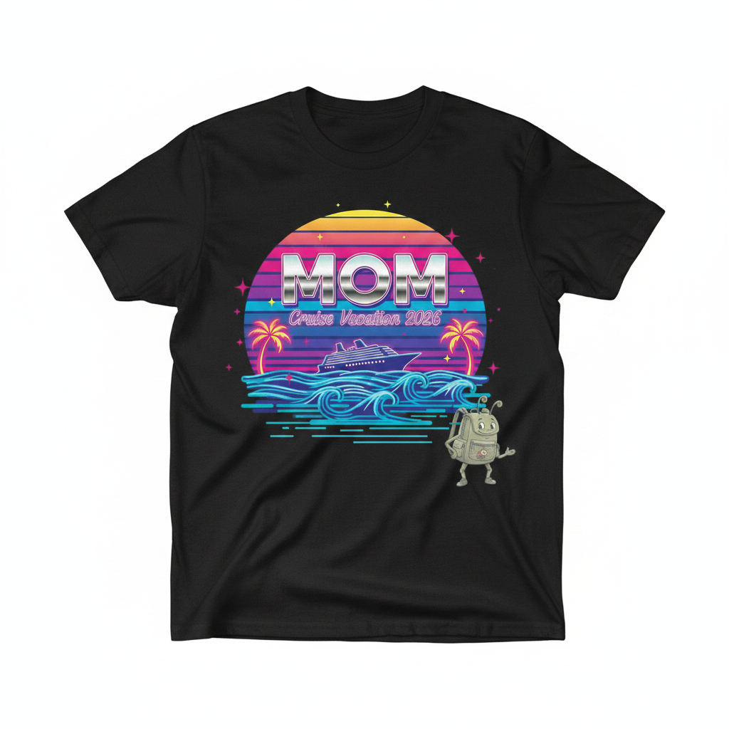Customized Cruise Vacation Shirts (80s Retro)