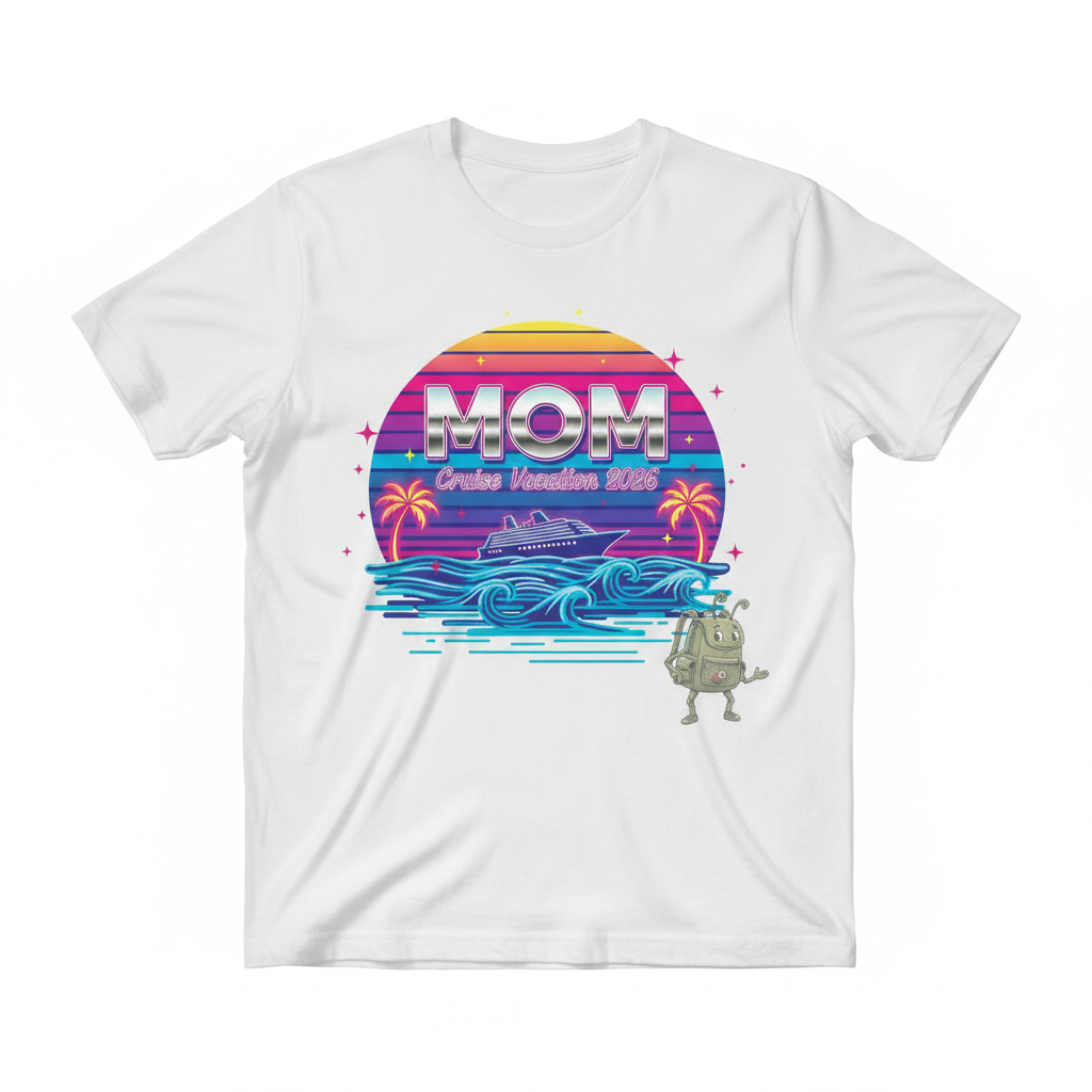 Customized Cruise Vacation Shirts (80s Retro)