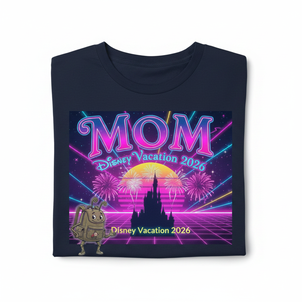 Custom Disney Vacation Shirts (Neon)