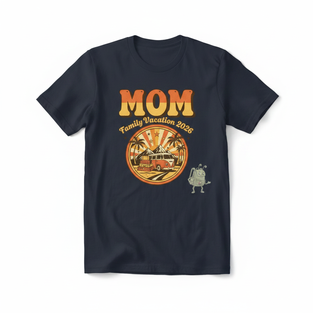 Customized Family Vacation Shirts (Vintage)