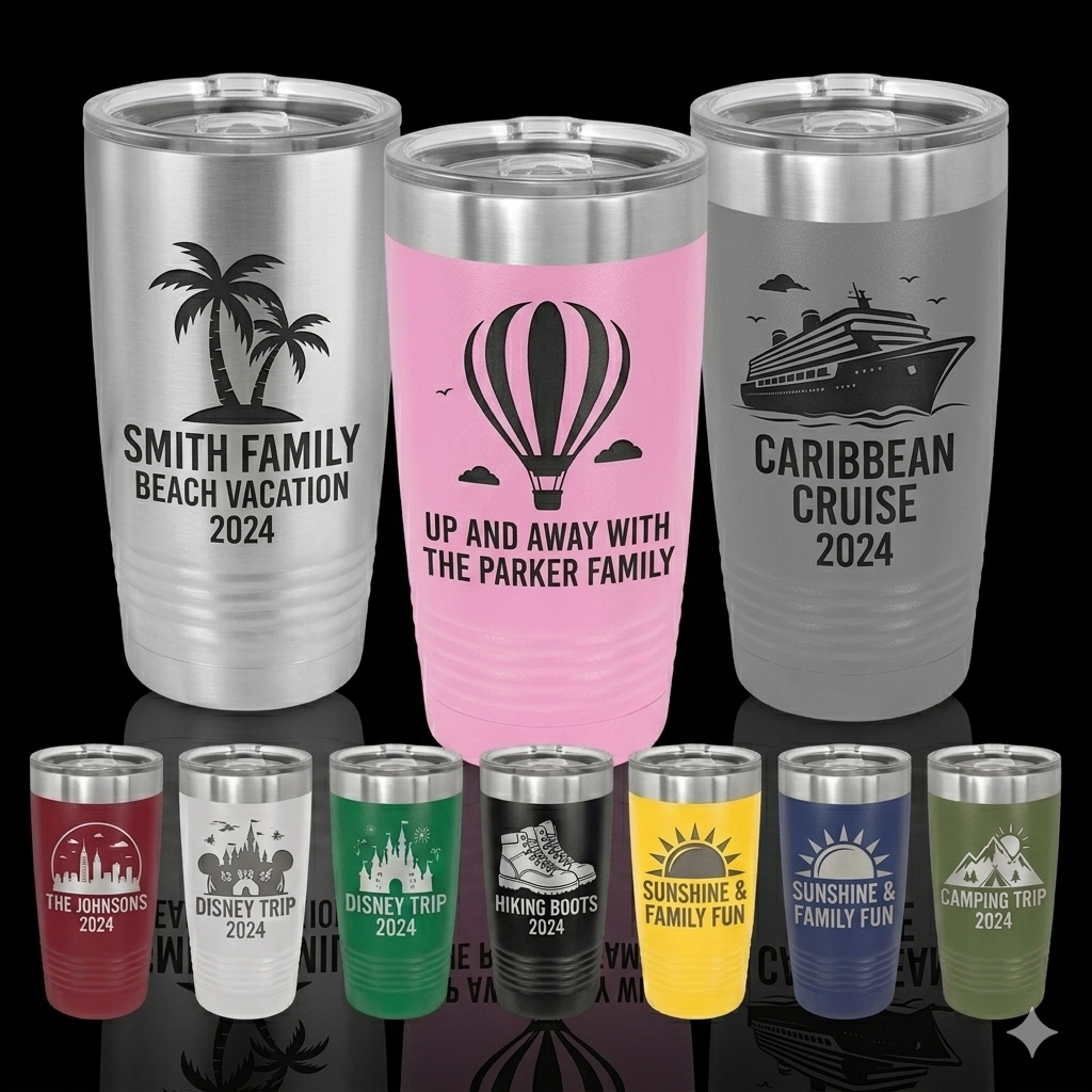Customized Travel Cups for your next Family Trip