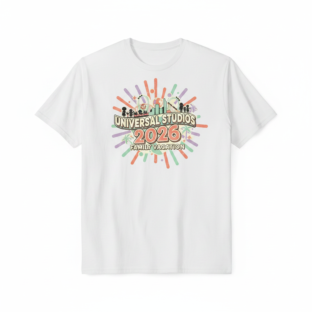 Customized Universal Studios Vacation Shirts (Starburst)