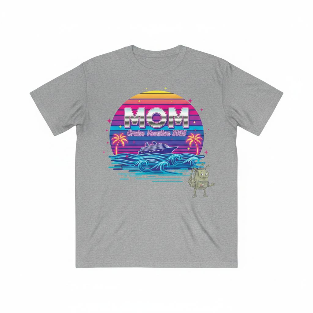 Customized Cruise Vacation Shirts (80s Retro)