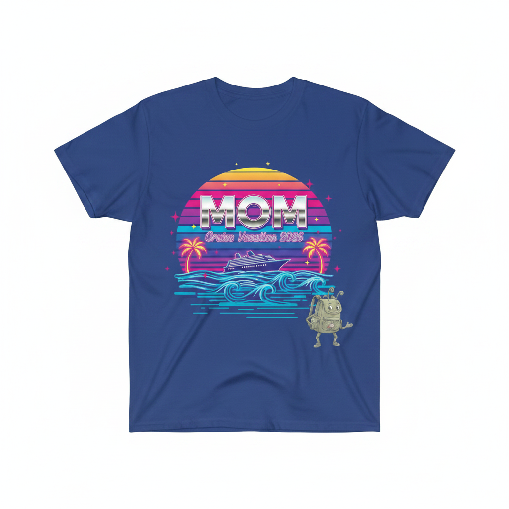 Customized Cruise Vacation Shirts (80s Retro)
