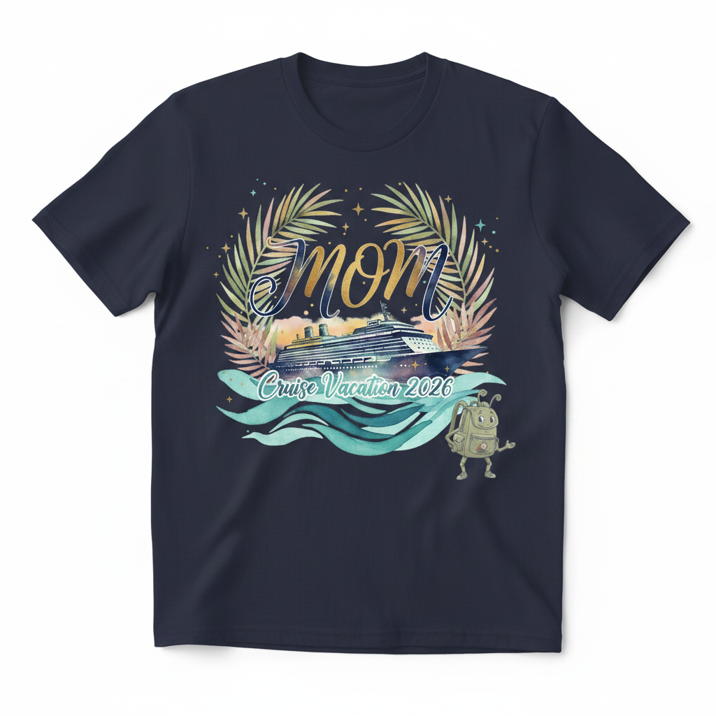 Customized Cruise Vacation Shirts (Tropical Island)