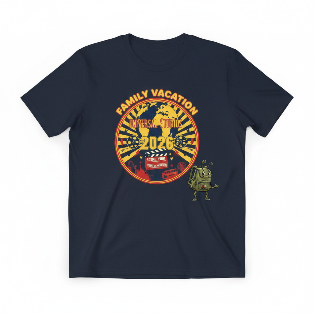 Customized Universal Studios Vacation Shirts (Retro)