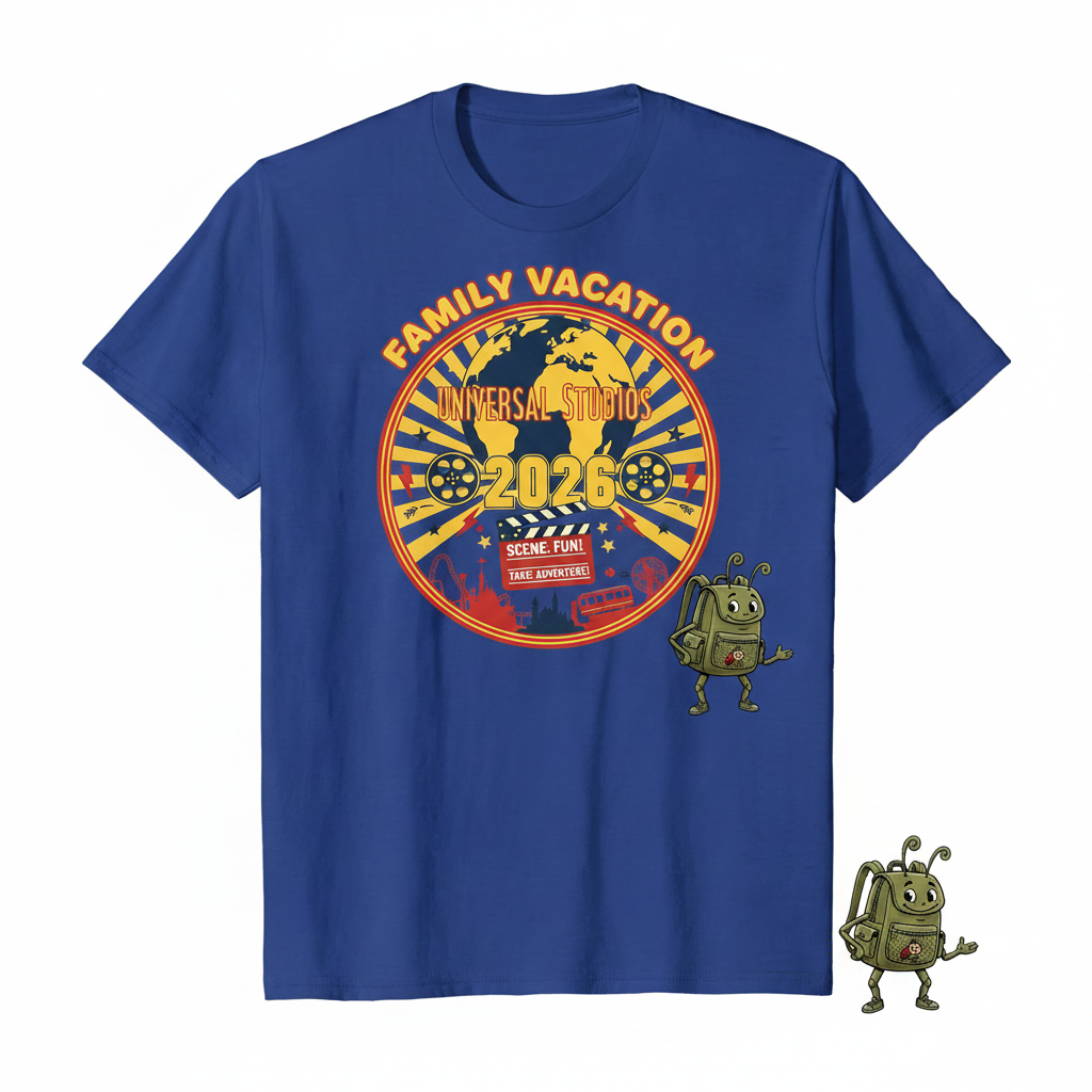 Customized Universal Studios Vacation Shirts (Retro)