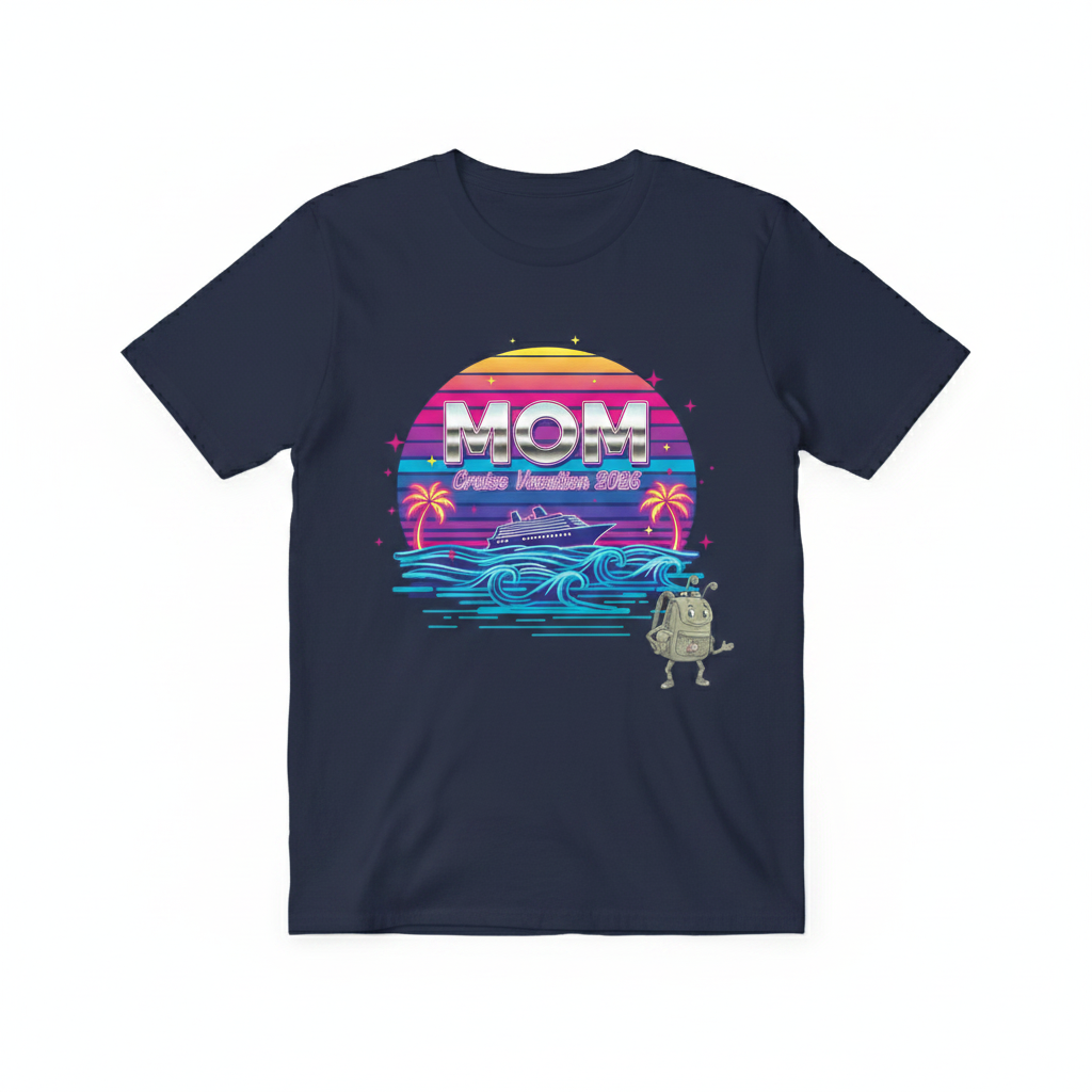 Customized Cruise Vacation Shirts (80s Retro)