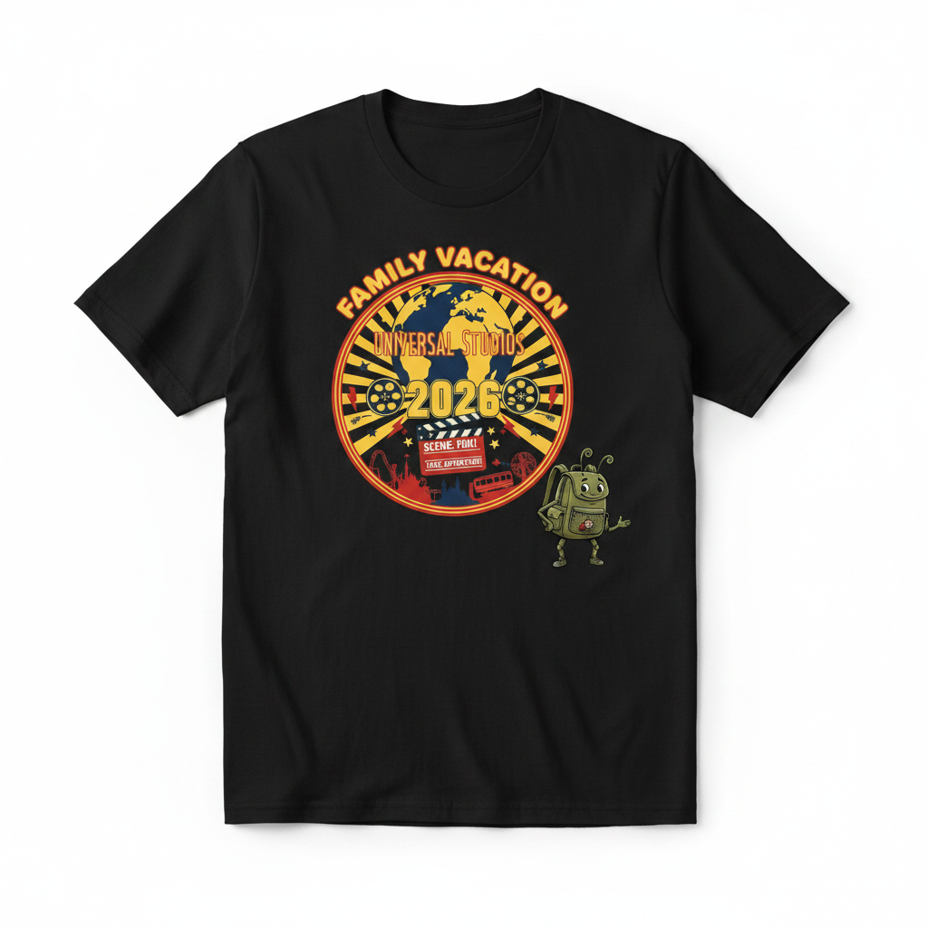 Customized Universal Studios Vacation Shirts (Retro)