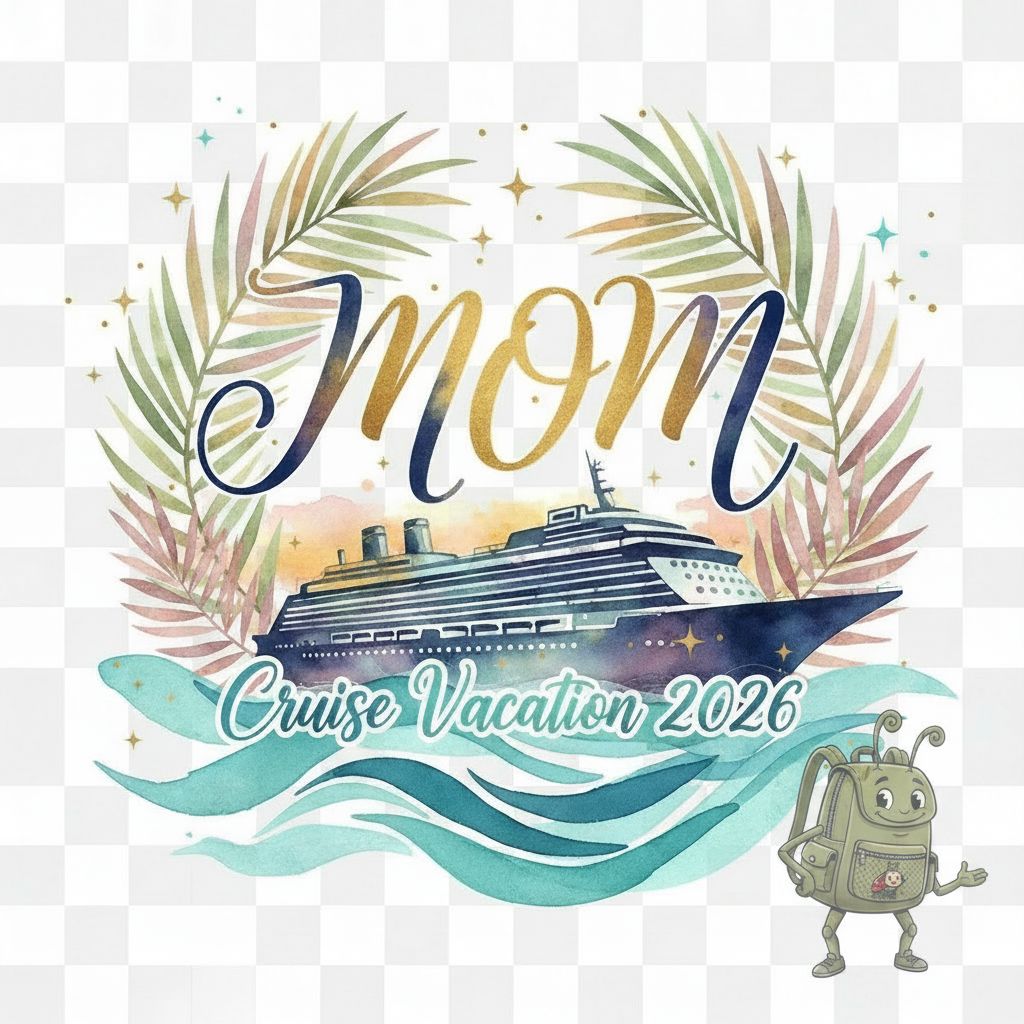 Customized Cruise Vacation Shirts (Tropical Island)