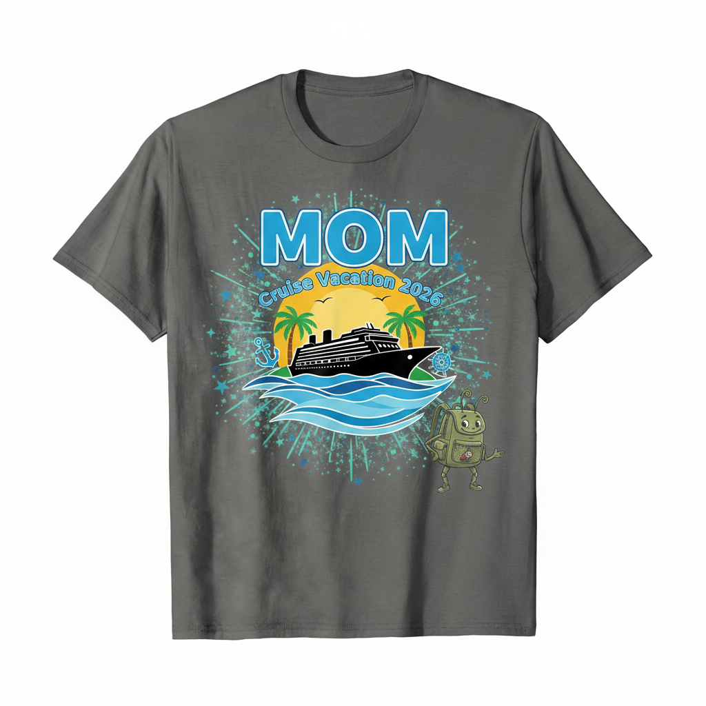 Customized Cruise Vacation Shirts (Waves)