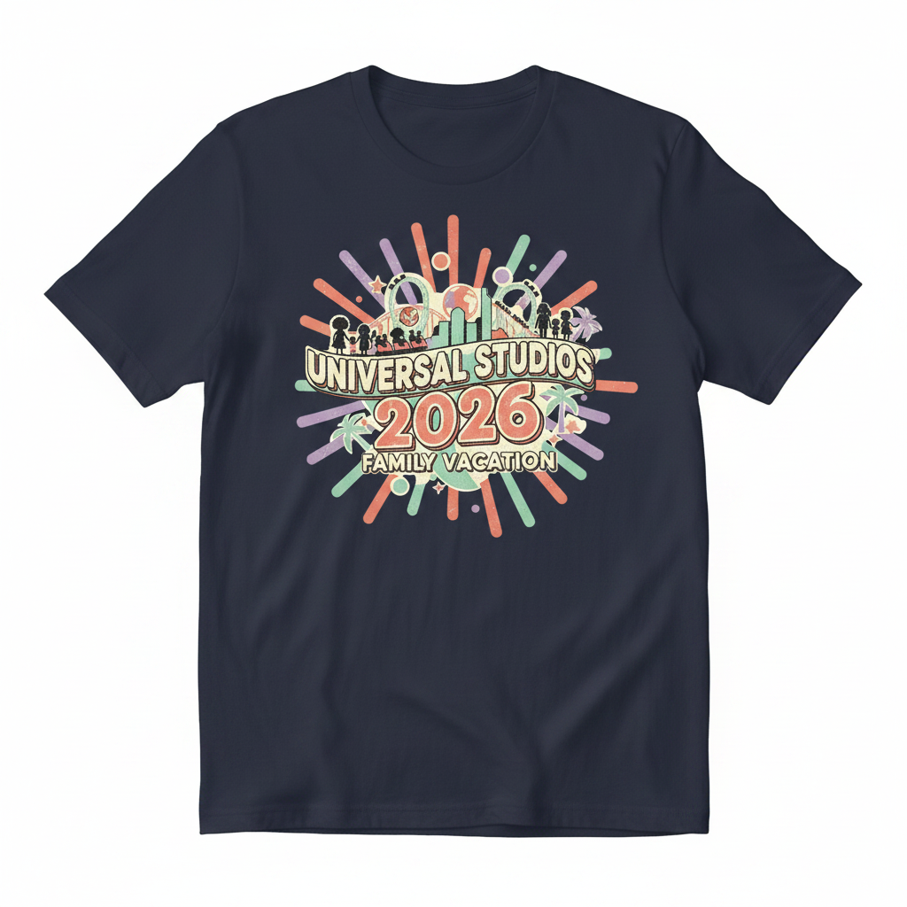 Customized Universal Studios Vacation Shirts (Starburst)