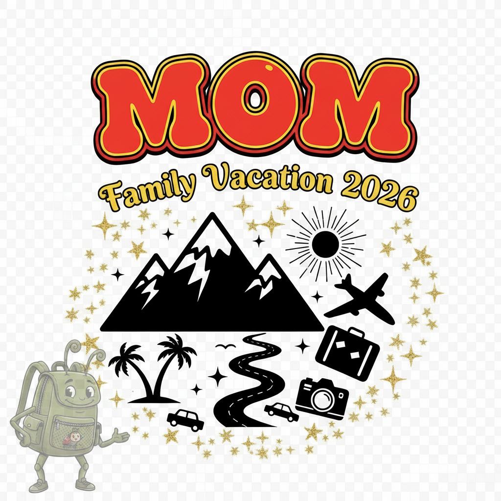 Customized Family Vacation Shirts (Mountains)